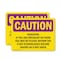 Signmission Radiation & Laser Sign, 7 in H x 10 in W, Vinyl Decal, Rectangle OS-2PACK-CR-D-710-L-10206 - alternate 1